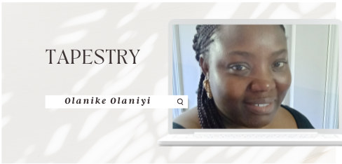 Tapestry image, featuring Olanike Olaniyi